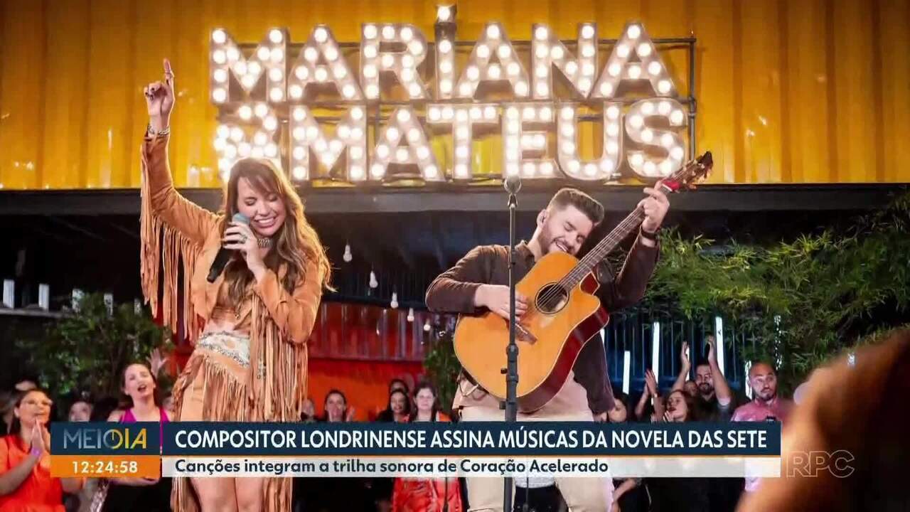 Compositor de Londrina assina músicas da novela Coração Acelerado