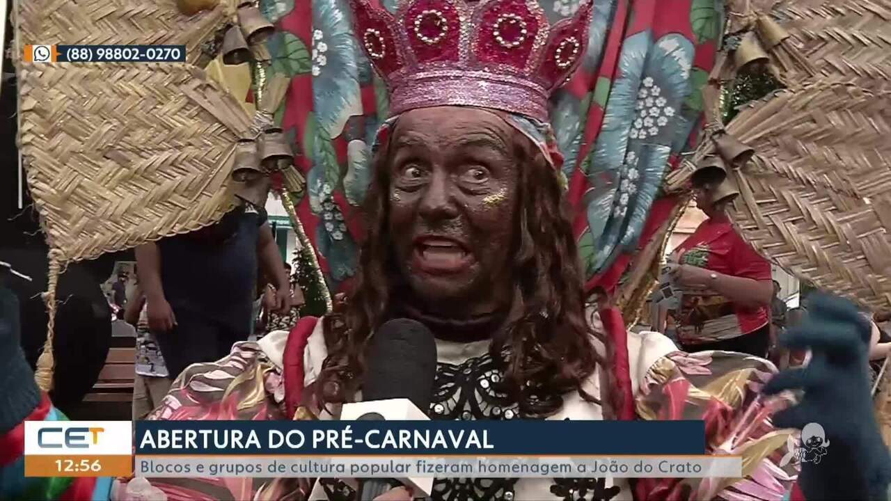 Homenagem a João do Crato destaca pré-carnaval em Juazeiro do Norte